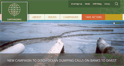 Desktop Screenshot of earthworks.org